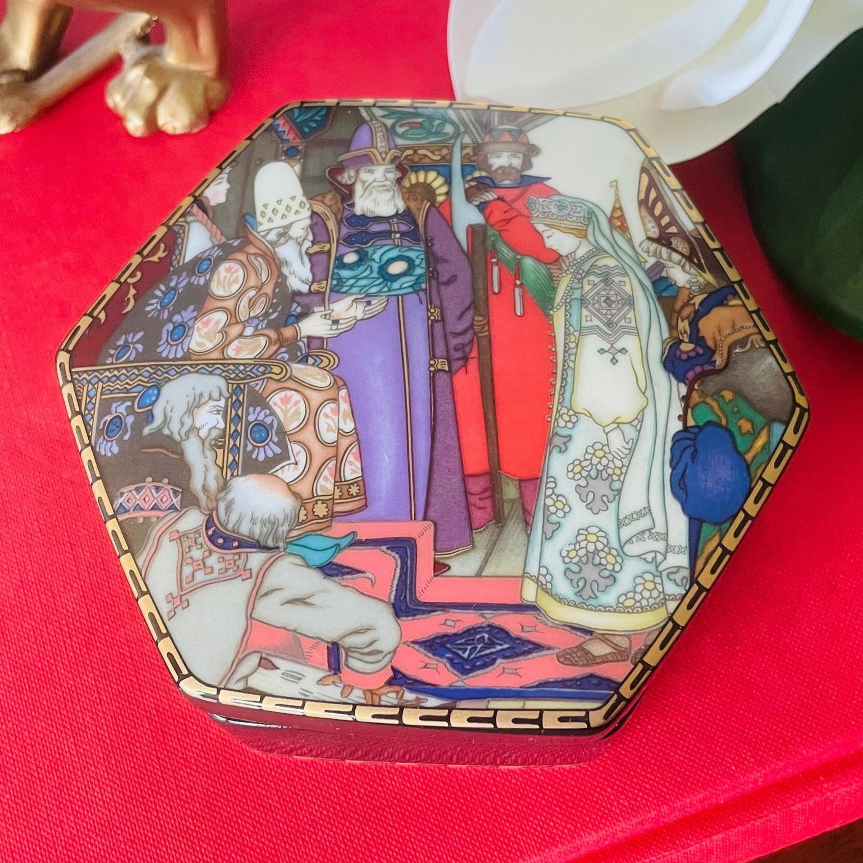 Vintage Snow Maiden Box | Villeroy & Boch 1980s Fairy Tale