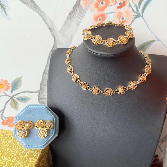 ヴィンテージ ネックレス&ブレスレット&イヤリングセット 【公式通販】