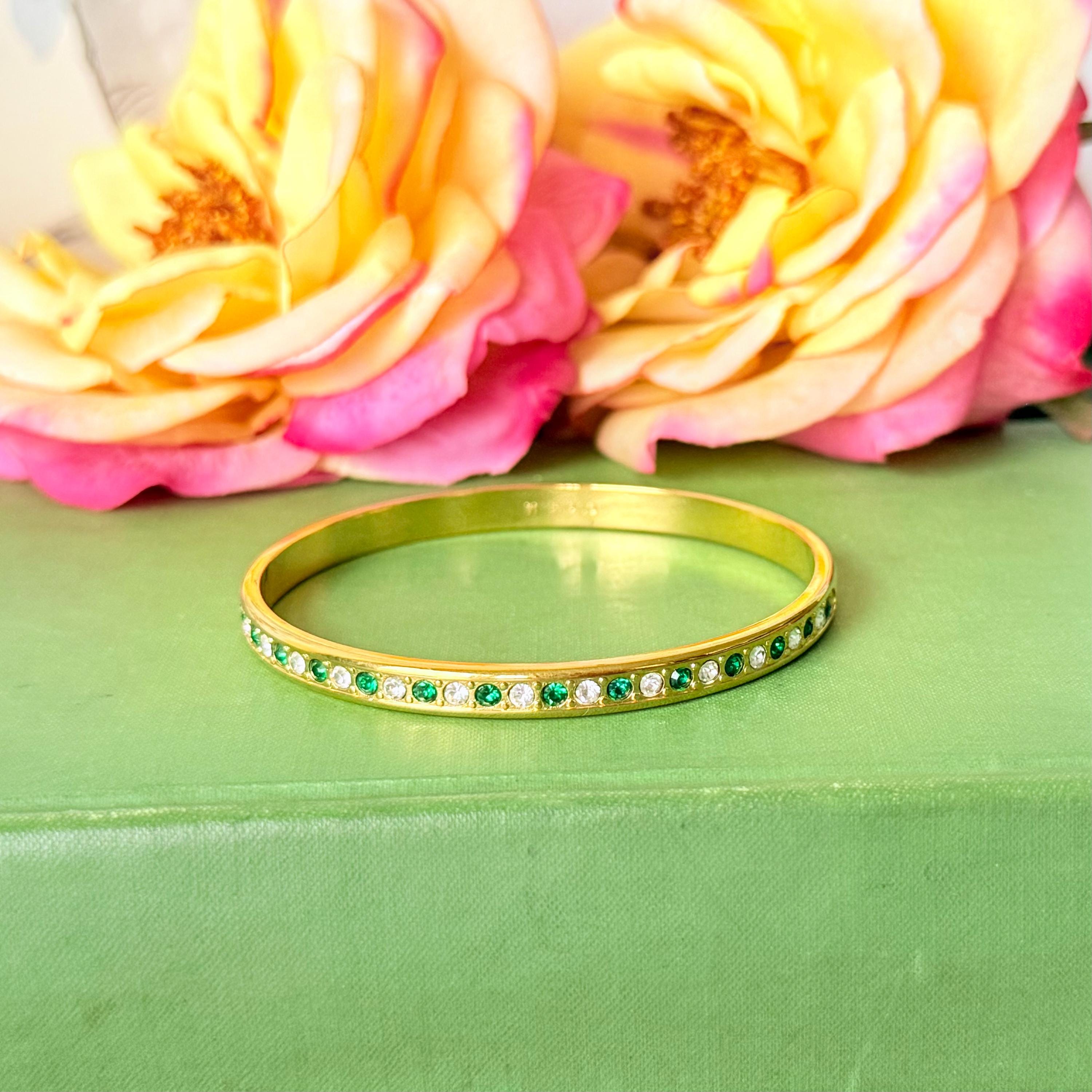 ▫️訳あり価格▫️美品　Moon curve bangle Vintage Enamel Bamboo Link Bangle Bracelet Black Off White