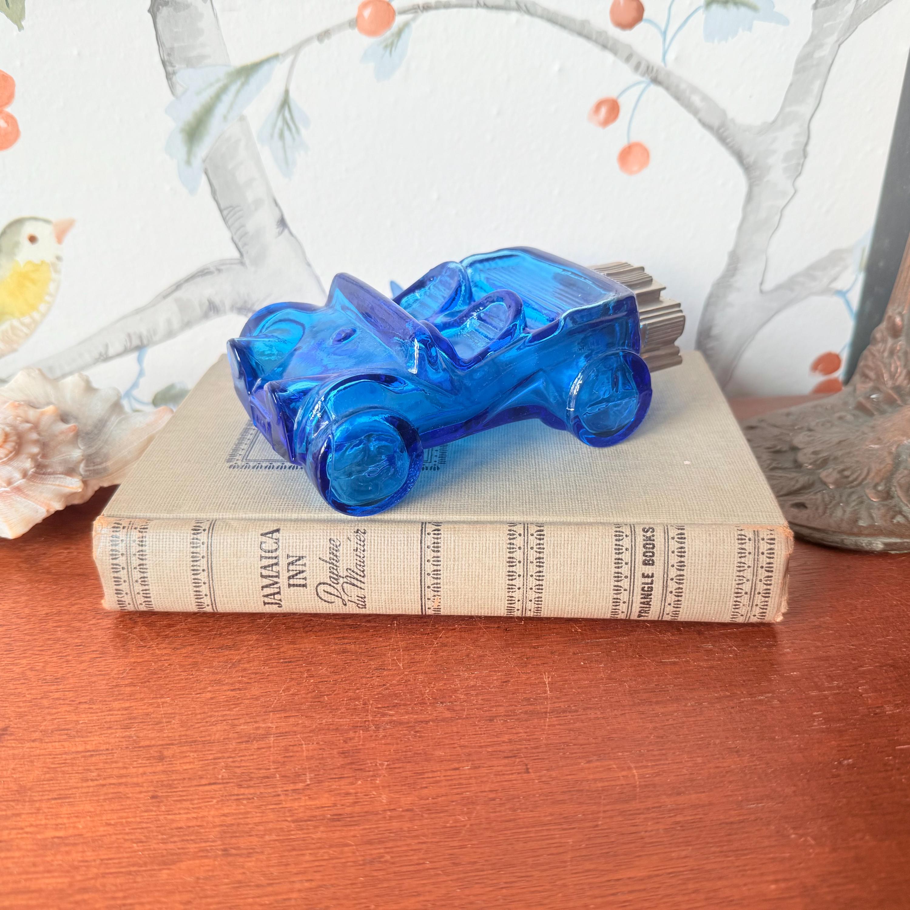 Blue Car Avon Bottle