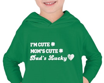 Toddler St Patricks Day Hooded Sweatshirt Boys St Patricks Day Shirt St Patricks Day Baby Funny St Patricks Kids St Patricks Day Long Sleeve