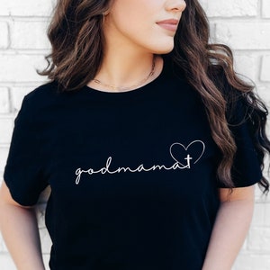 Godmama Shirt Godmother Gift Will You Be My Godmother Proposal Idea Godparent Shirt Godmom Crewneck Tshirt God Mama Tee God Mother Baptism