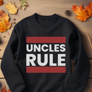 Uncles Rule Shirt Cool Uncles Club Sweatshirt, Pregnancy Announcement for Uncle, Gift for Uncle, Uncle to Be, Father&#39;s Day, New Uncle Gift