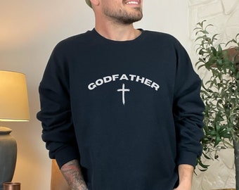 Gudfadern Tröja Gudfar Frieri Gudfar Tröja Gudfar Gåva Farbror Gudfar Present Dop Gåva från Gudbarn Gudfar Rundärm