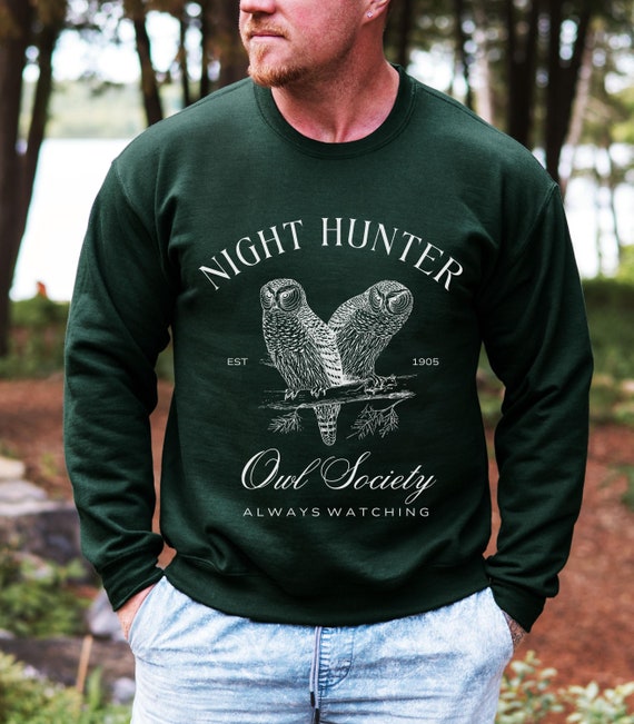 Owl Sweatshirt Birding Bird Nerd Shirt Granola Watcher Watching