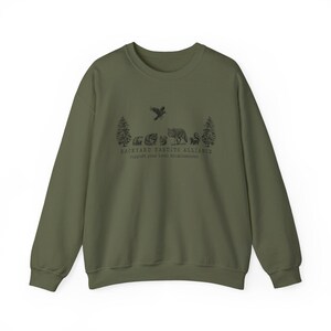 Funny Opossum Raccoon Feral Wildlife Sweatshirt Squirrel Respect Animal Kingdom Possum Shirt Trash Panda Coyote Skunk Crow Locals Racoon image 7