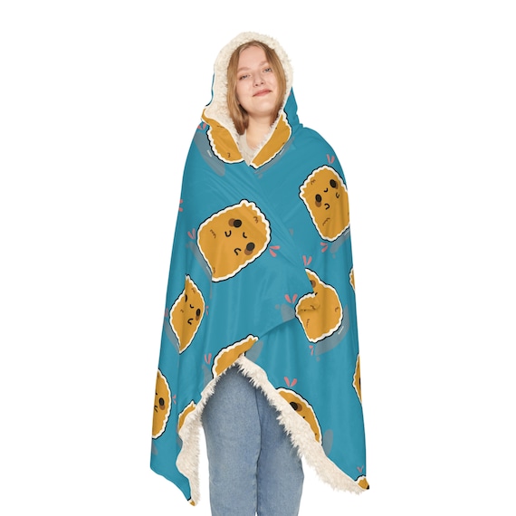 Chicken Nugget Hooded Blanket Hoodie Gift Chicken Nuggets Hoodie