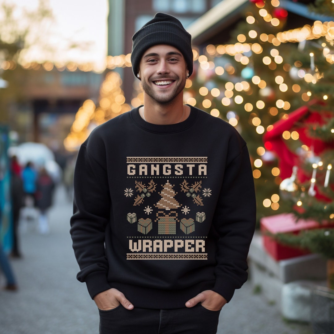 Funny Ugly Christmas Sweater, Hood Christmas Shirt, Funny