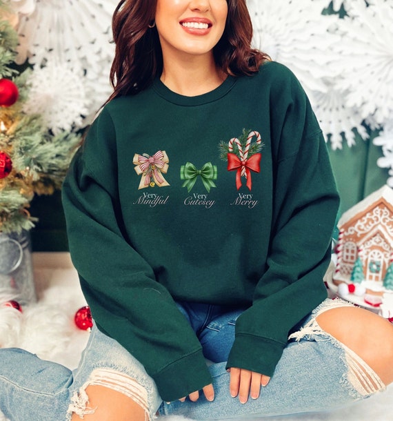 Sudadera navideña coqueta, suéter navideño muy lindo y feo