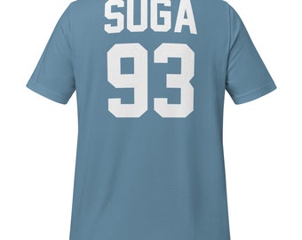 BTS SUGA 93 • Bias T-shirt • Birth Year Jersey - Etsy