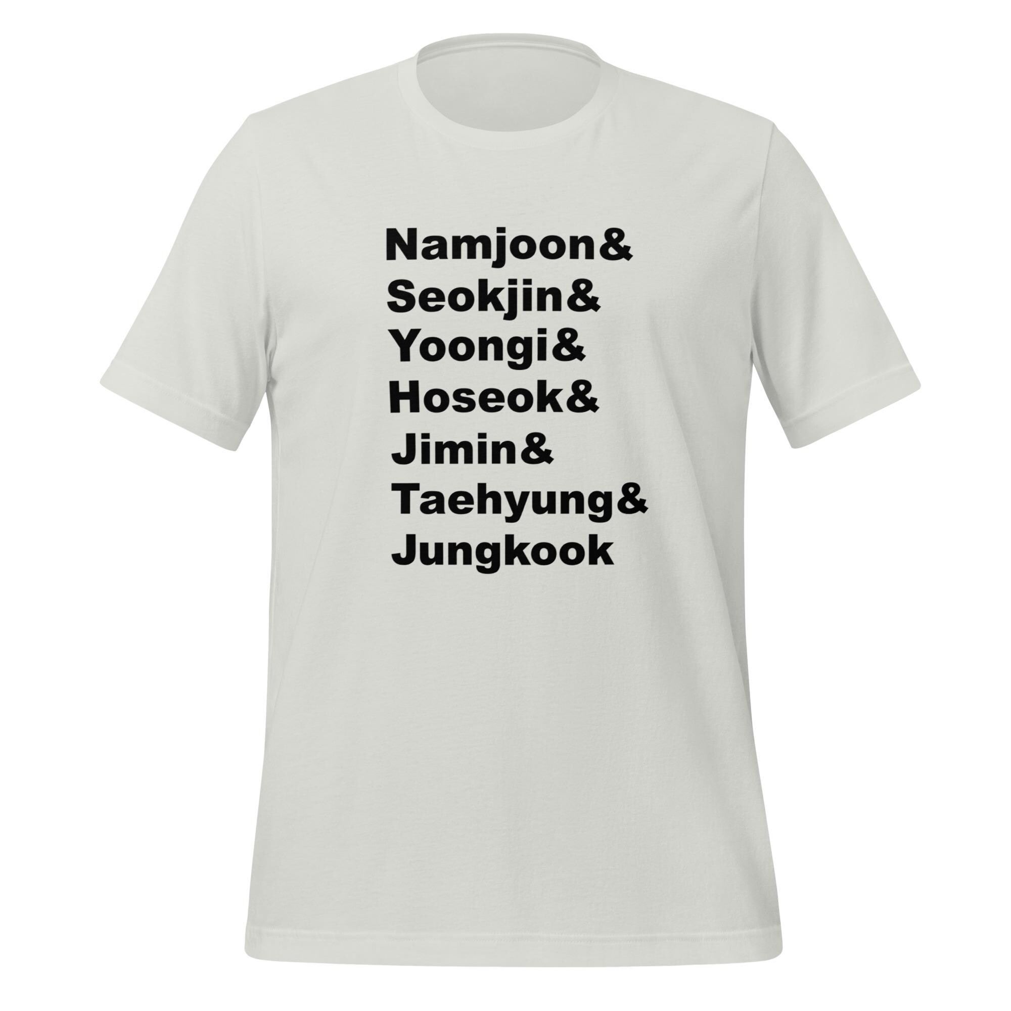 BTS Fan Chant Lineup Unisex T-shirt - Etsy