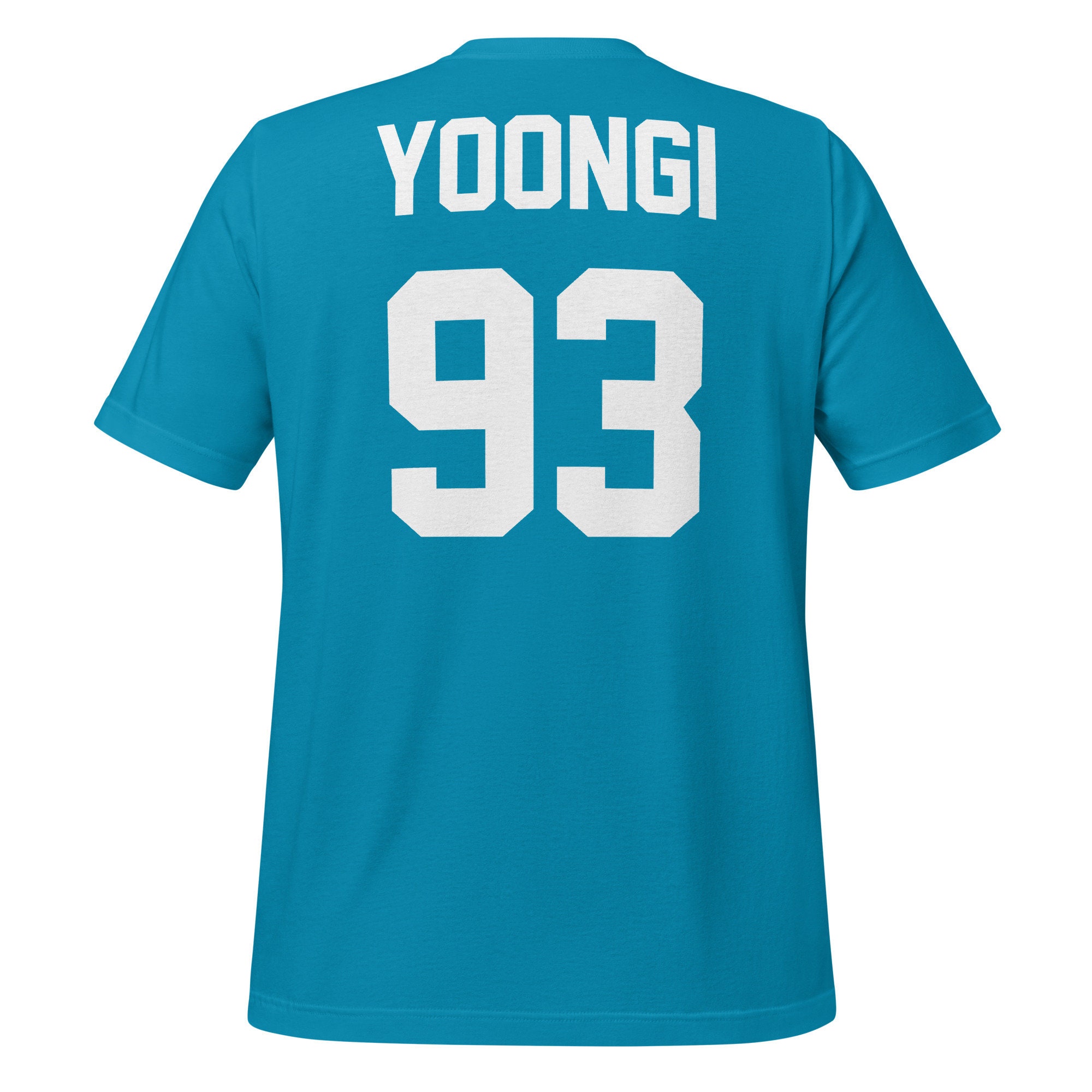 BTS Yoongi 93 • Bias T-shirt • Birth Year Jersey - Etsy