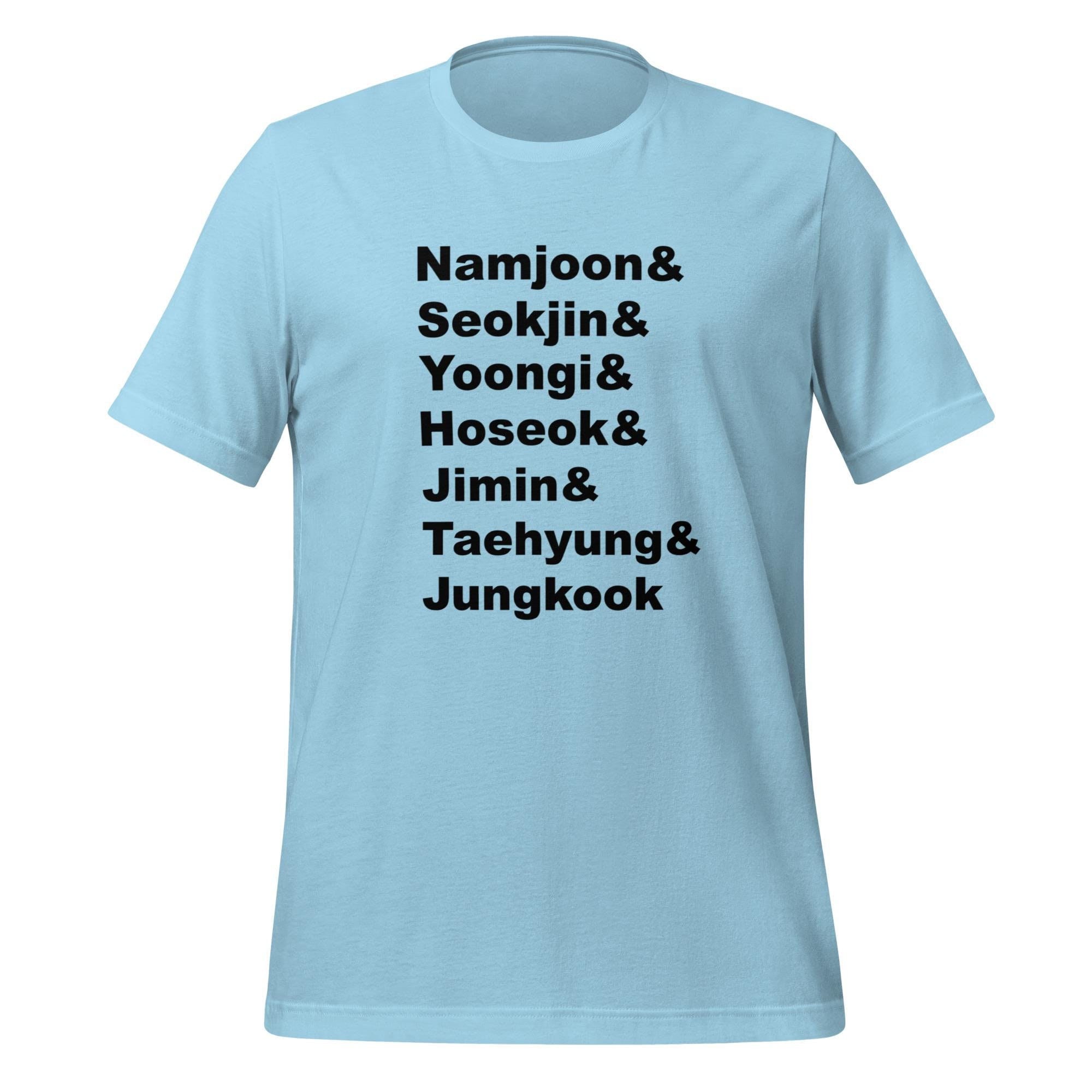 BTS Fan Chant Lineup Unisex T-shirt - Etsy