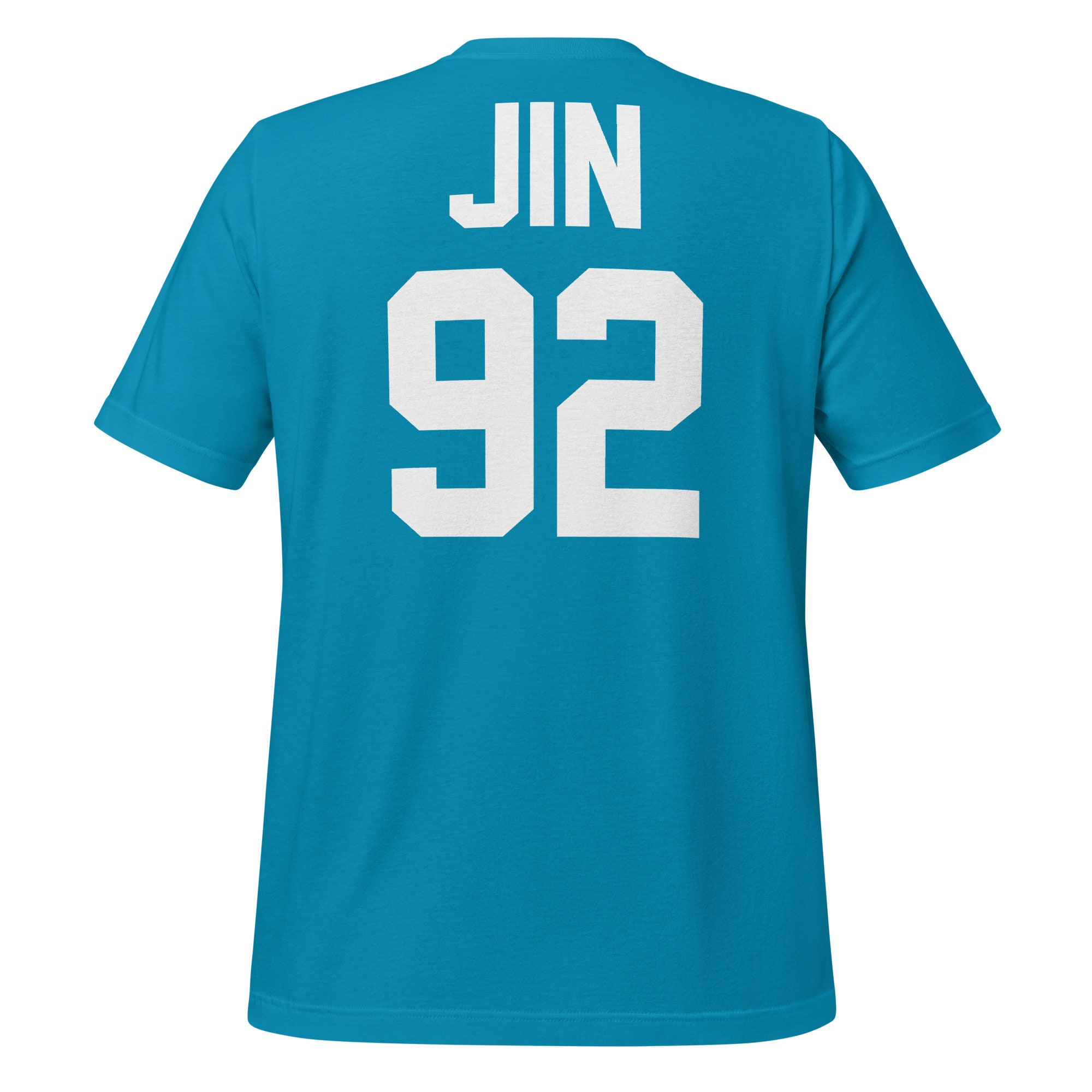 BTS JIN Tシャツ BTS Jin 92 • Bias T-shirt • Birth Year Jersey - Etsy