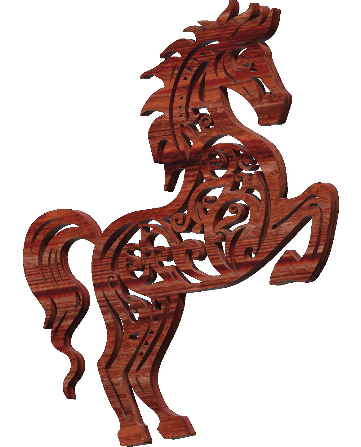 Horse Scroll Saw Pattern. PDF and SVG Files. Immediate Download. Etsy