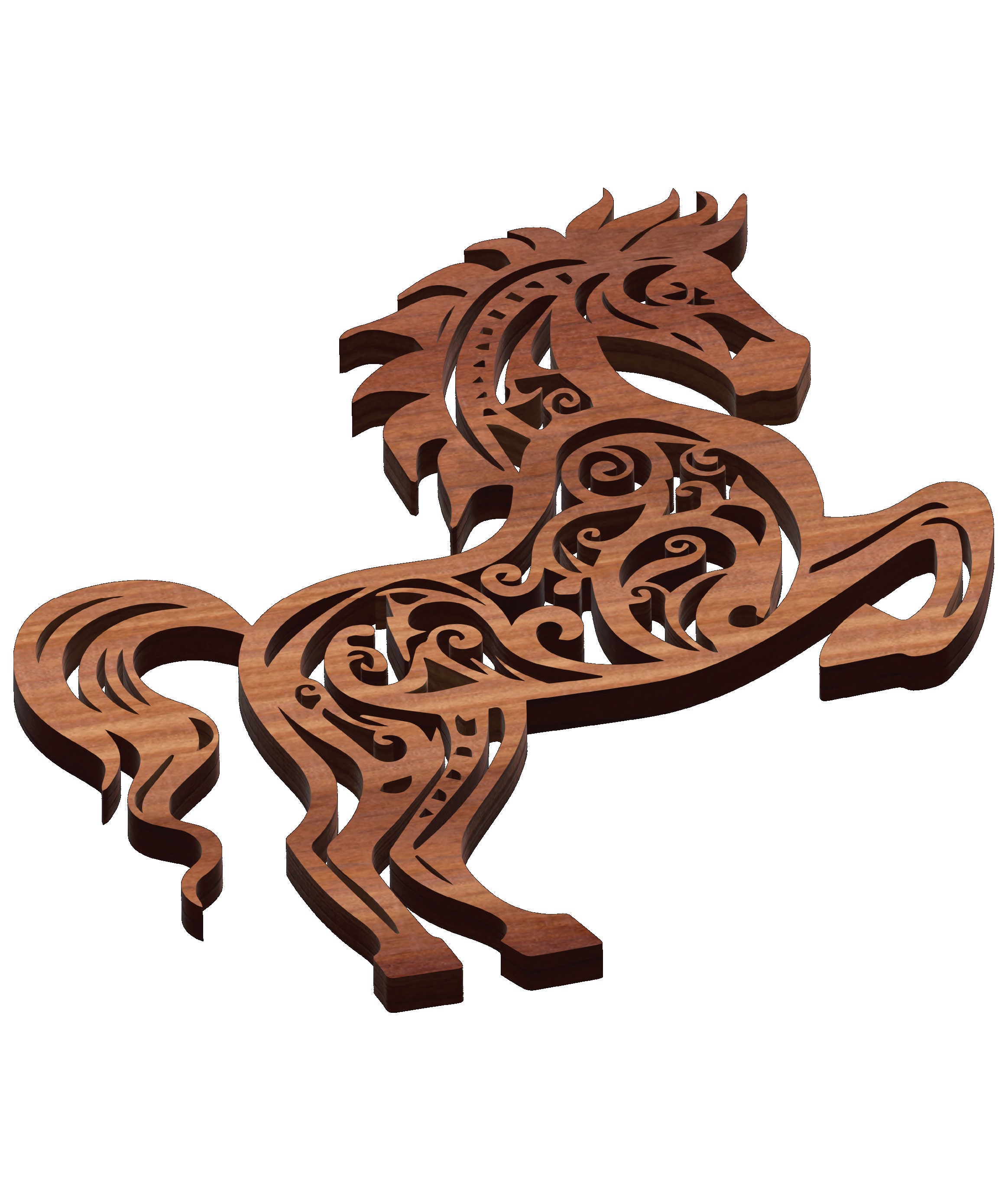 Horse Scroll Saw Pattern. PDF and SVG Files. Immediate Download. Etsy