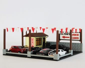 Hot Wheels Display - Used Car Dealership