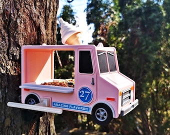 Ice Cream Truck Birdfeeder