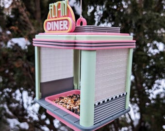 Fly-In Diner Bird Feeder