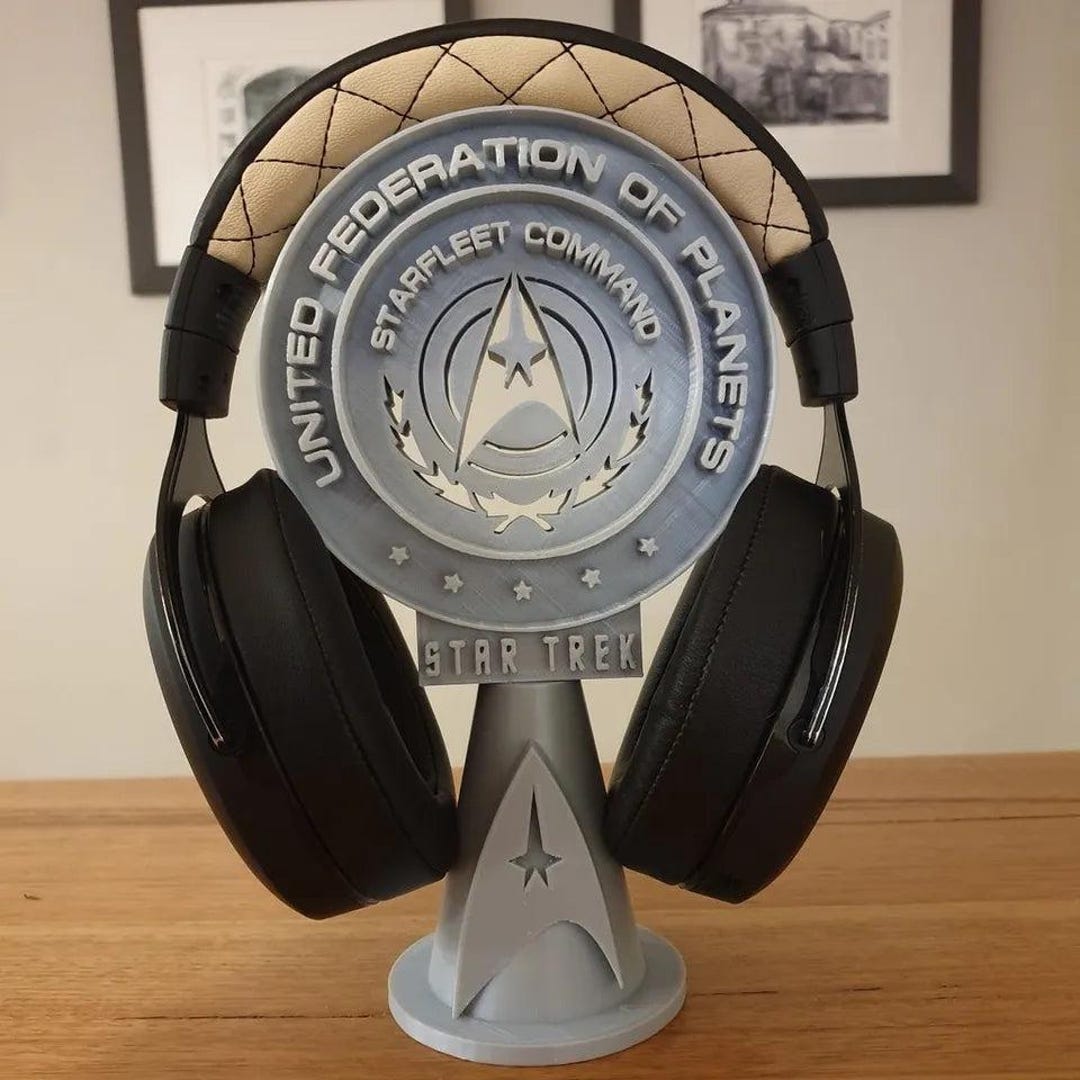 Star Trek Headphone Stand. Science Fiction Television Series