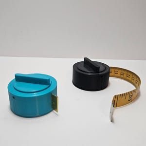 Easy Wrap Tape Measure Holder. spool style. fun colors. lightweight and strong image 5