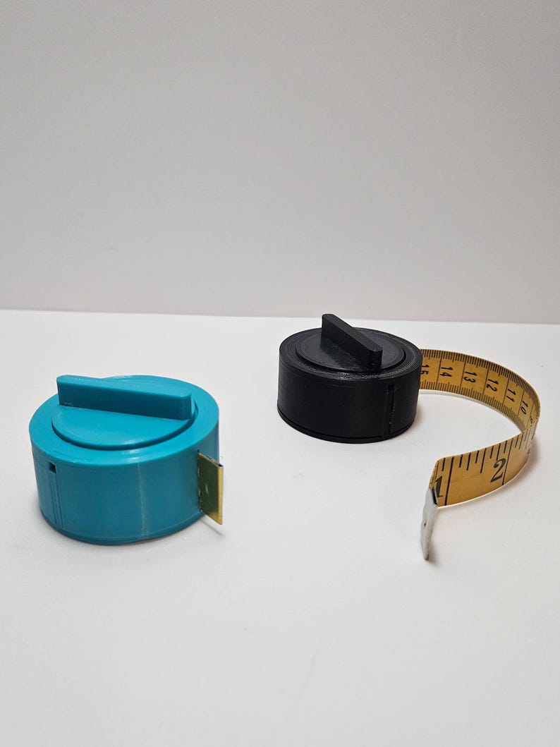 Easy Wrap Tape Measure Holder. spool style. fun colors. lightweight and strong image 5