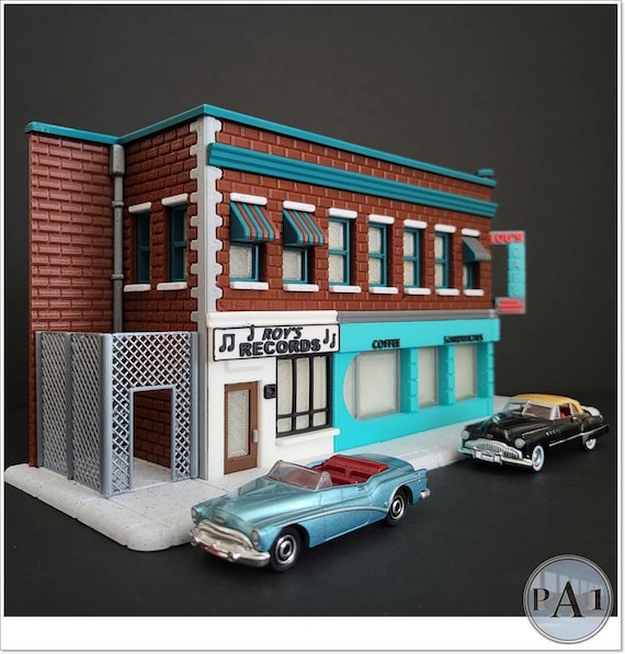 Lou's Cafe - Back to the Future - 1:64 Scale - Etsy