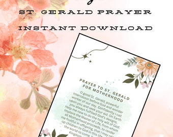 Oración de San Gerardo por la maternidad, oración por la fertilidad, oración por la infertilidad, oración por el embarazo.