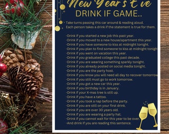 New Year's Eve Game - Drinking Game