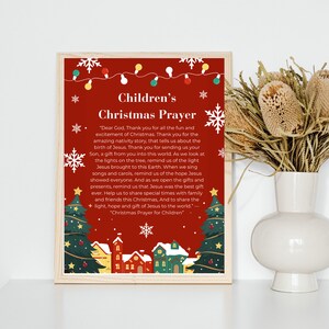 Printable Christmas Prayers - Etsy
