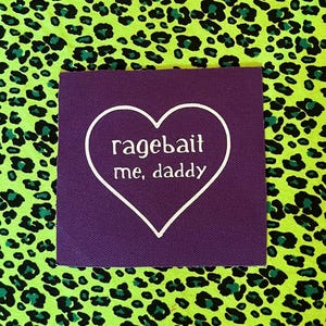 Ragebait Me Daddy Punk Sew-On Patch - Patches For Vest/Jacket/Jeans