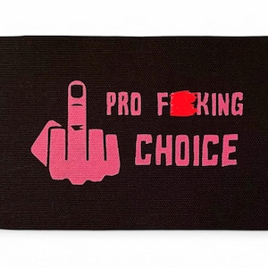 Pro Choice Sew On Punk Patch - Patches for Battle Vest/Jacket/Bag