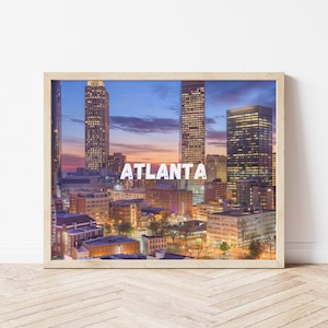 Atlanta Wall Art | Atlanta Digital Download Wall Art | Digital Prints | Atlanta Print Download | Digital Download | Art Prints Download