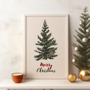 Christmas Print | Christmas Wall Art | Christmas Decor | Christmas Tree Print | Digital Download