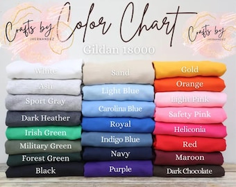 BLANK Gildan 18000 Crewneck sweatshirts (Unisex sizes) FAST SHIPPING