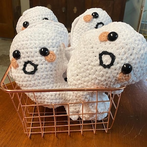 Crochet Halloween Ghost Plushie