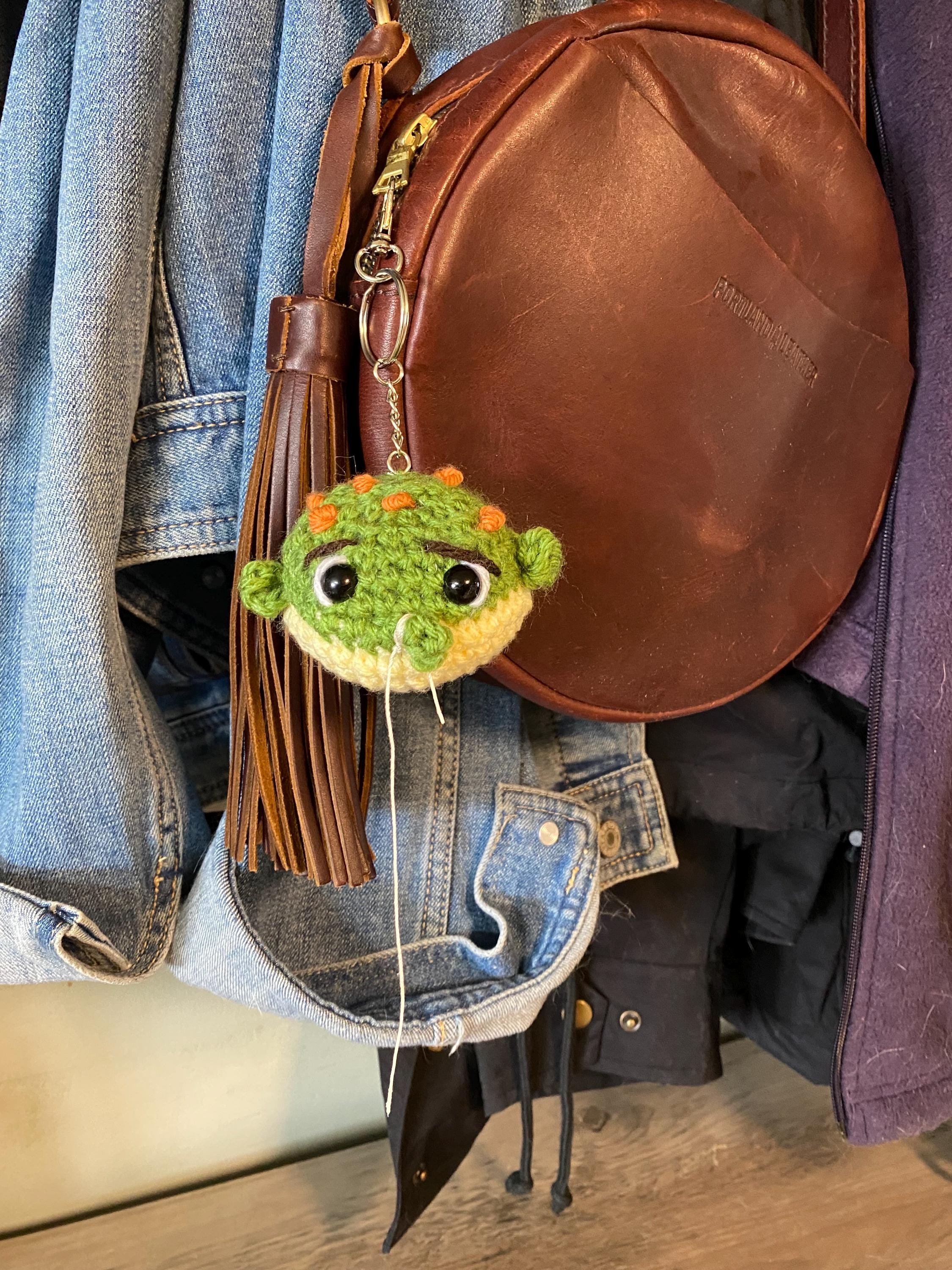Frog Ball Chain Frog Balloon Keychain Crochet Pattern - Etsy