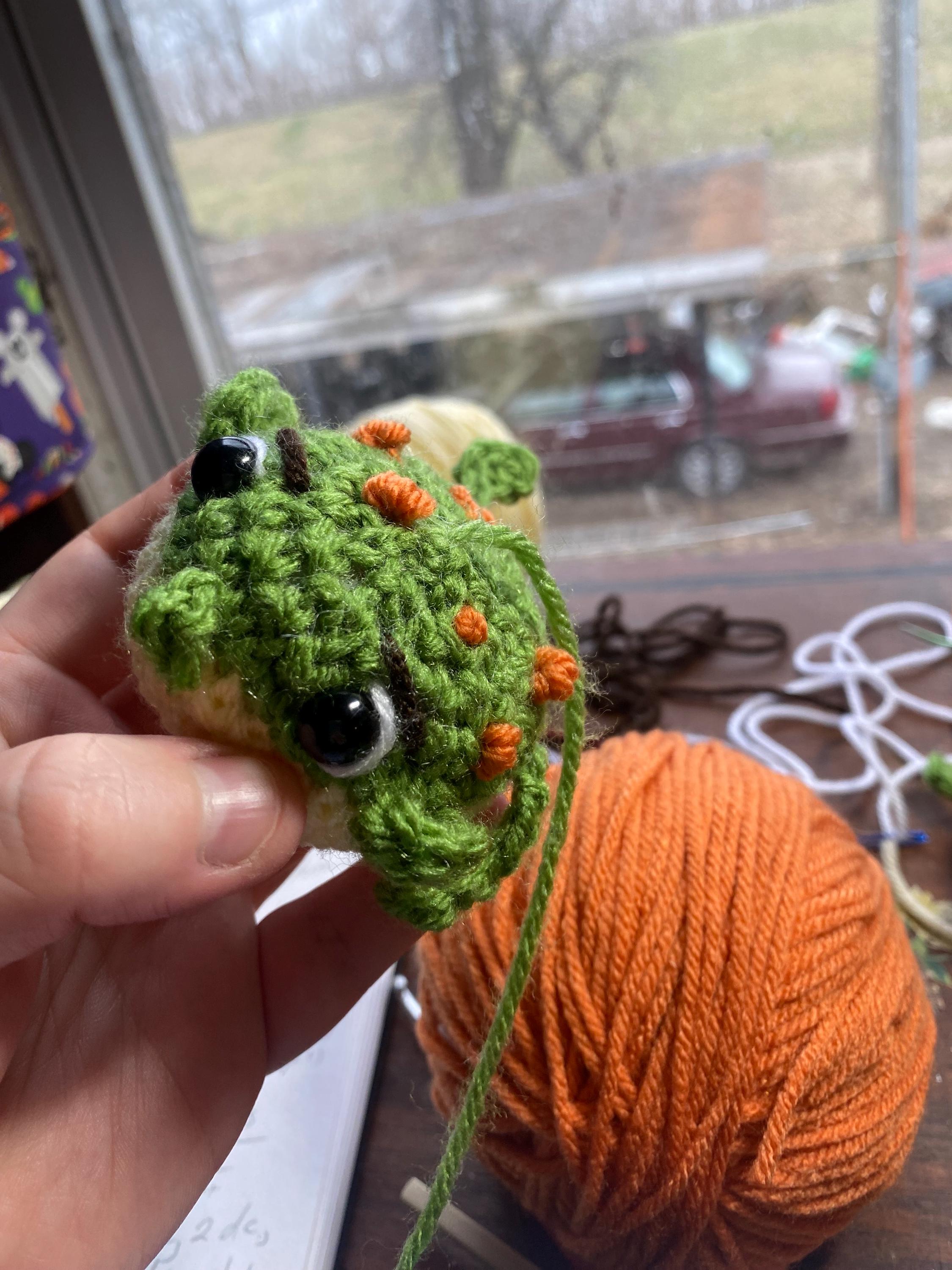 Frog Ball Chain Frog Balloon Keychain Crochet Pattern - Etsy