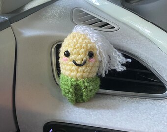 Crochet Plushie Corn Car Buddy