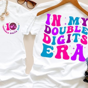 Girls Birthday Shirt, 10th Birthday Shirt, Custom Name Tee, Personalized Gift Idea, Youth Celebration Wear, Unique Party Outfit For Kids