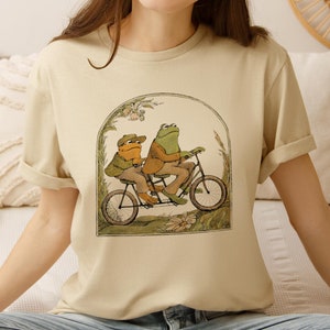 cycling frog and toad shirt