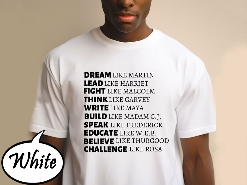 Inspiring Black Leaders Shirt, Black History Month Pride Shirt, Black ...