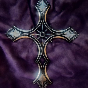 Horseshoe cross. Custom shipping available contact seller
