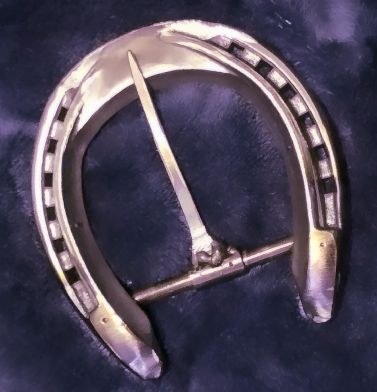 Farrier Belt Buckle - Etsy