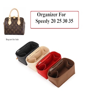 Purse Inserts ​for Lv Speedy 25 Organizer Insert , for monogram bag,  HandBag protective insert ​Tote Bag and hand bag protector, organizer  insert