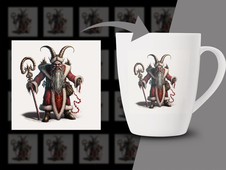 6 Faces of Krampus, Transparent PNG Clipart, Christmas Krampus Clipart ...