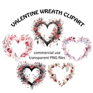 Valentine Spikey Pinecone Like Heart Shaped Wreath