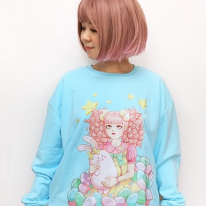 Fluffy Candy Bunny Sweater image 1