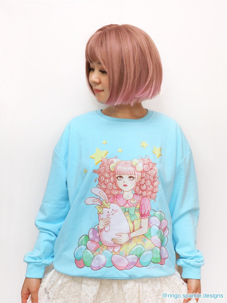 Fluffy Candy Bunny Sweater image 1