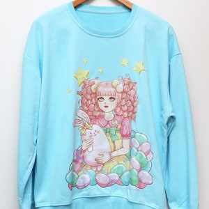 Fluffy Candy Bunny Sweater image 2